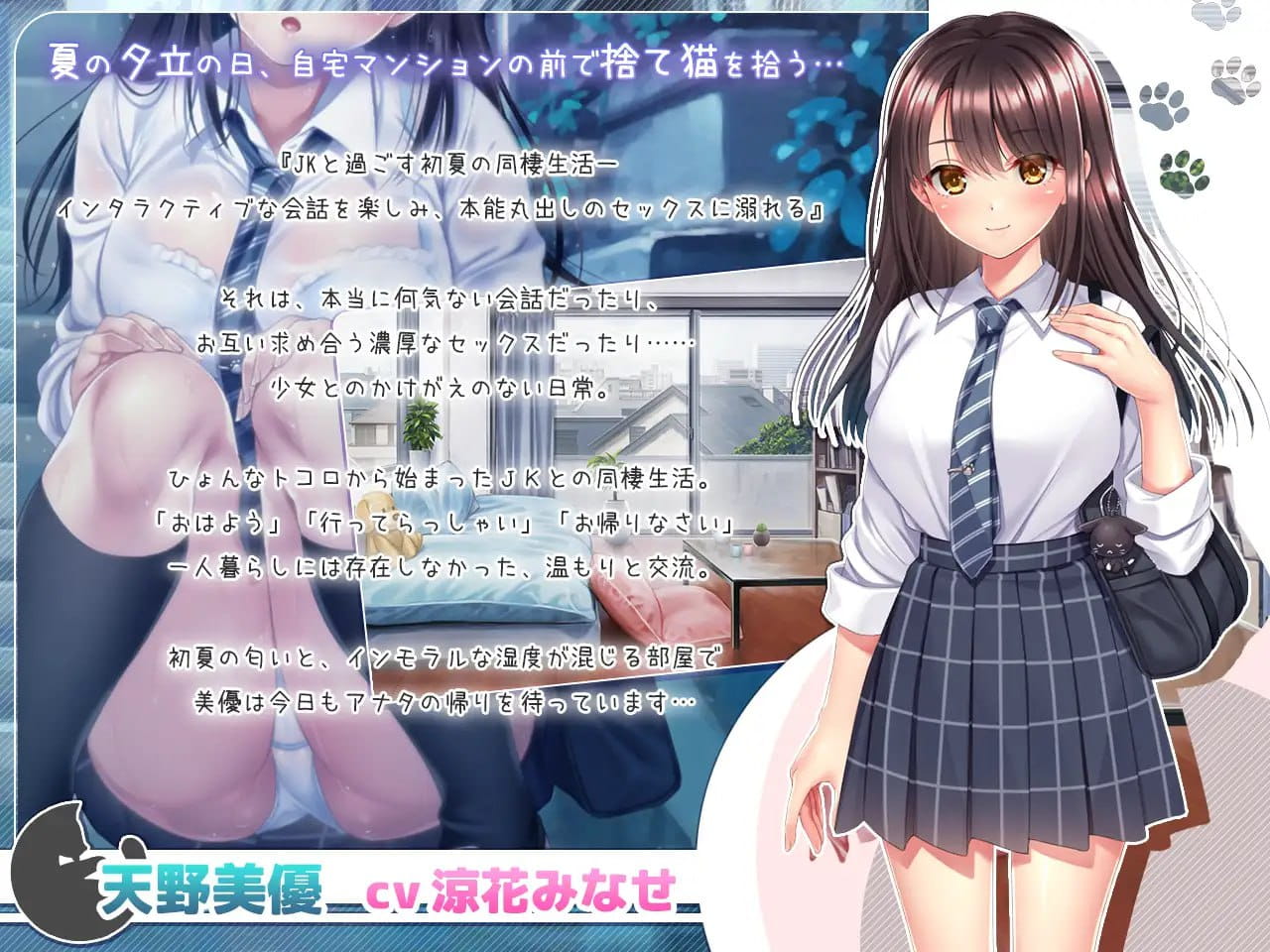 【SLG/AI汉化/MTool/CV】与流浪猫少女的生活 CAT Girl Sweet Days【PC/1.7G】