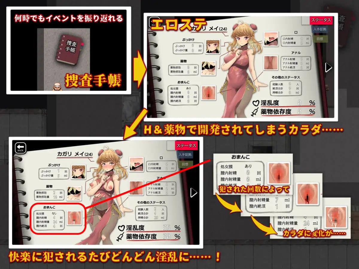 【RPG/AI汉化/MTool】特对4班 凯莉·梅的潜入搜查 ～取缔违法药品～【电脑/1.2G】