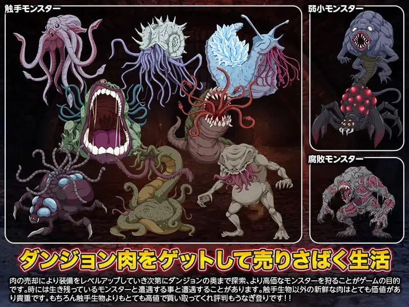 【RPG/AI汉化/MTool】迷宫肉/地下城肉【PC/1.5G】