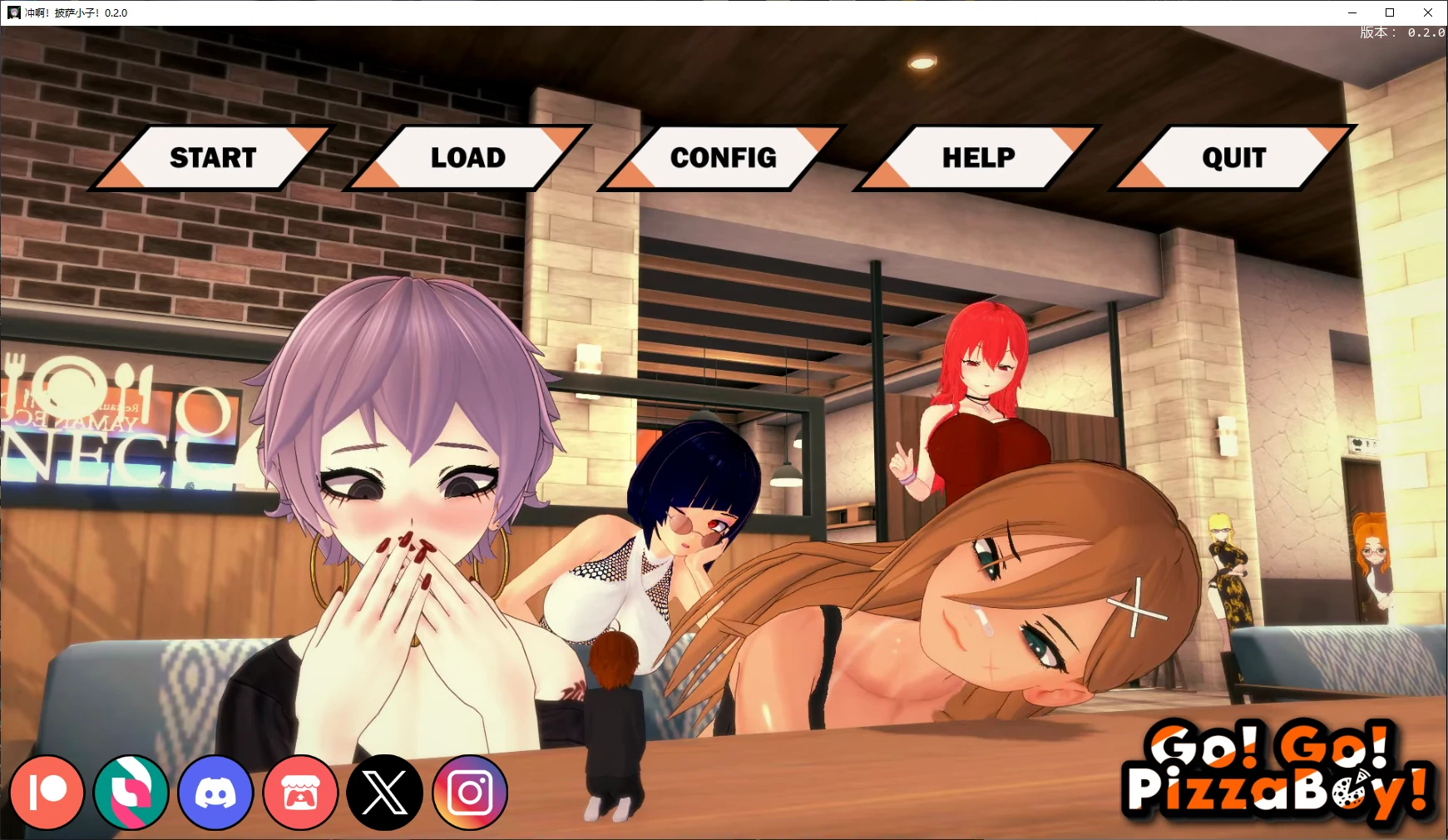 【日系SLG/AI汉化/3D】冲啊披萨小子0.2.1 AI汉化版【PC+安卓/5.7G/更新】Go!Go!PizzaBoy! [v0.2.1]
