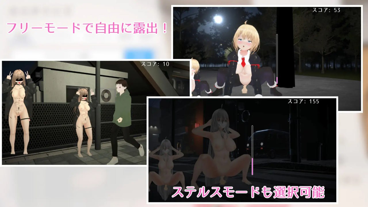 【3D/中文/动态】户外露出少女莉娜v1.2.1【PC/1.9G】