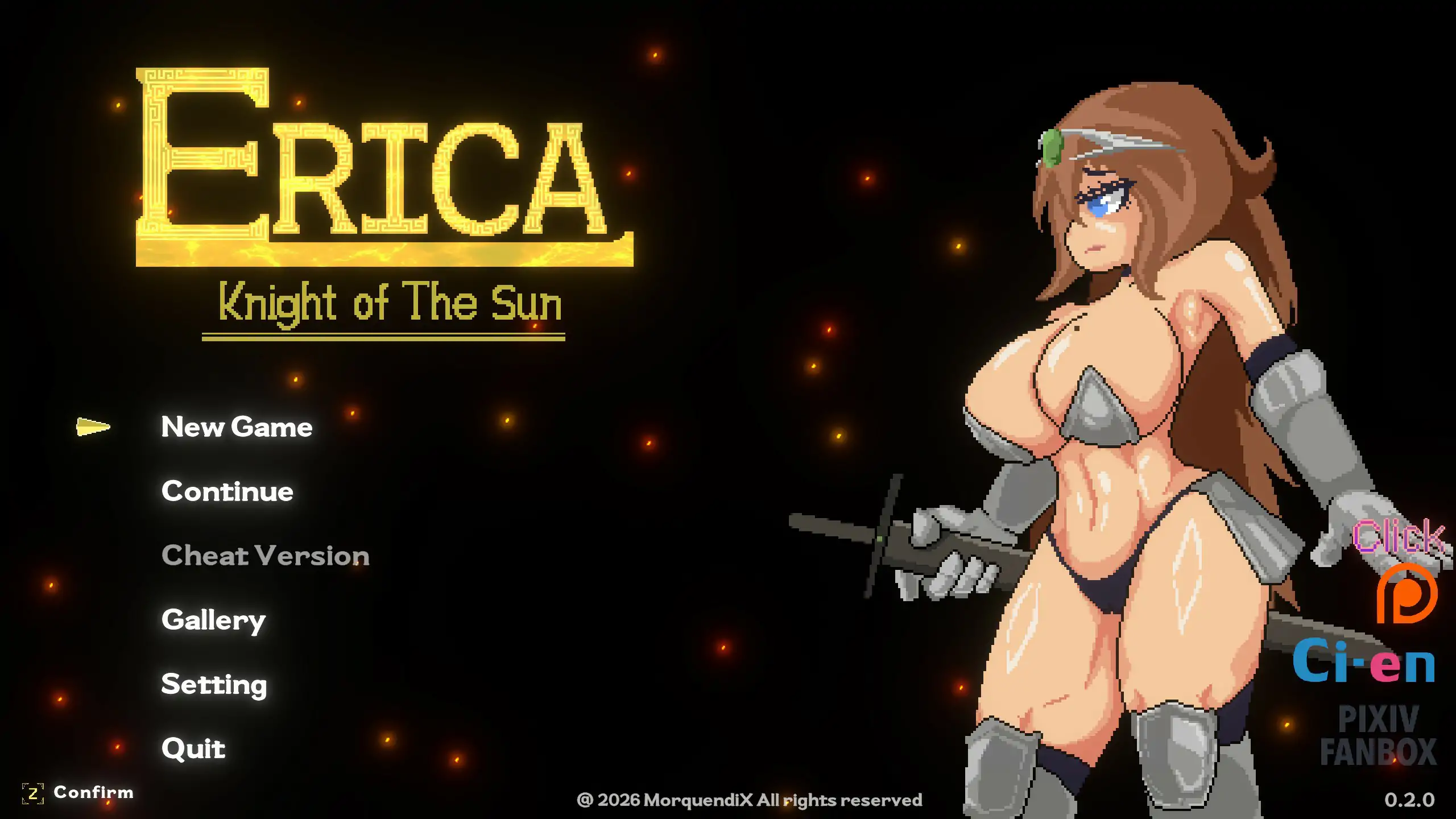 【日系ACT/官中/像素】艾丽卡：太阳骑士0.2.0 官方中文版【PC/3.3G】Erica Knight of the sun