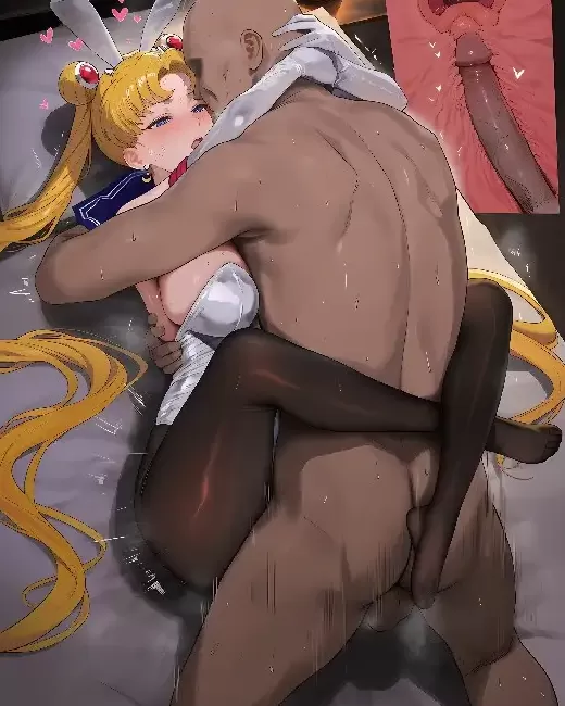 [3D彩漫无修正无字] cMonster ~ Usagi Tsukino (Sailor Moon) Bunny Girl x OLD MAN 美少女战士 [204M]