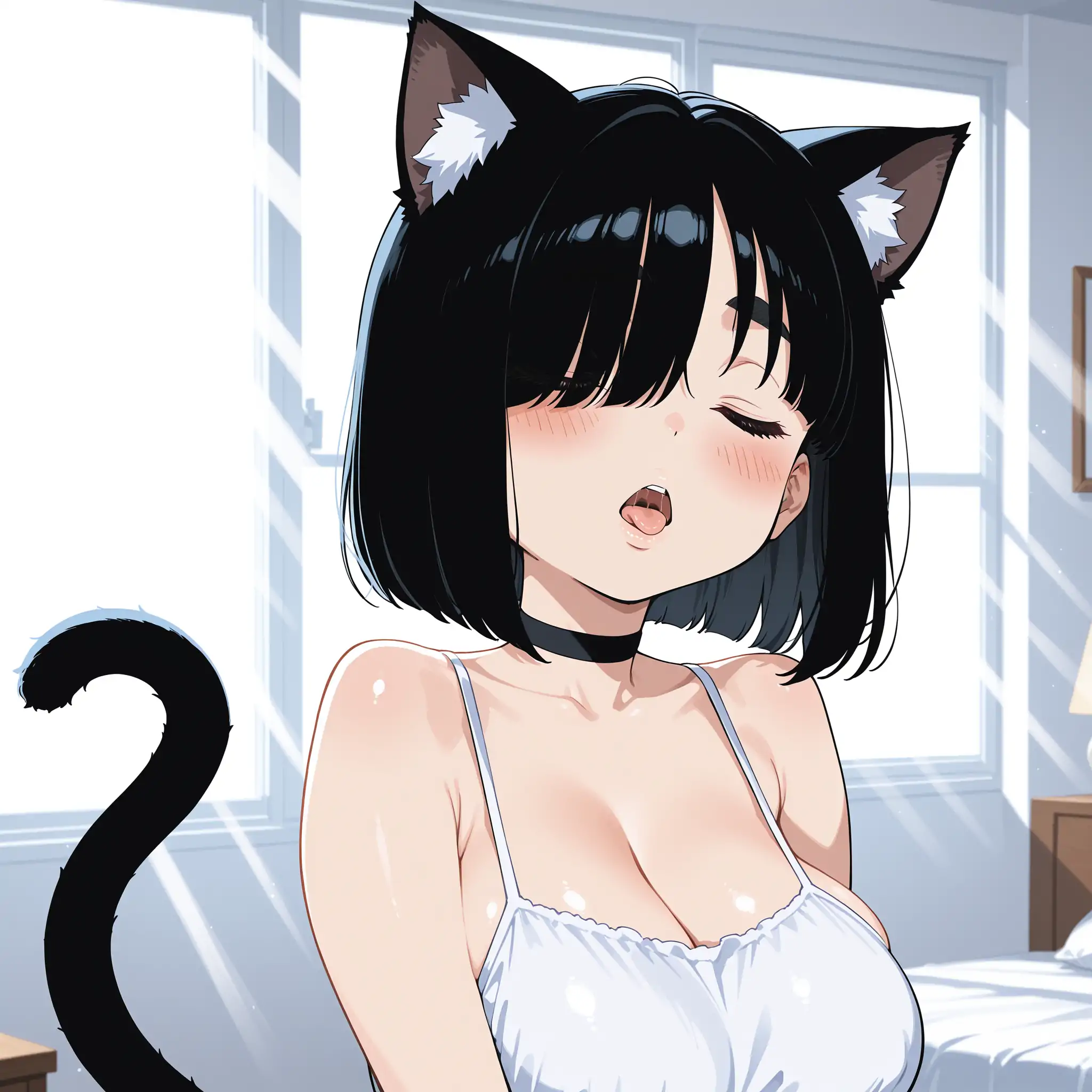 【日系SLG/AI汉化/猫娘】猫娘宅急便0.98 AI汉化版【PC+安卓/1.8G/更新】My State Sponsored Catgirl [v0.98]