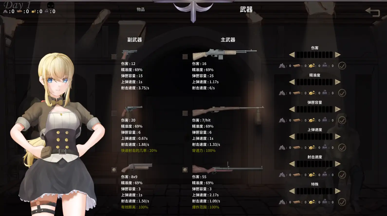 【日系ACT/官方中文/射击】毁灭之地的女王1.0 官方中文【PC/0.16G】滅びた地の女王