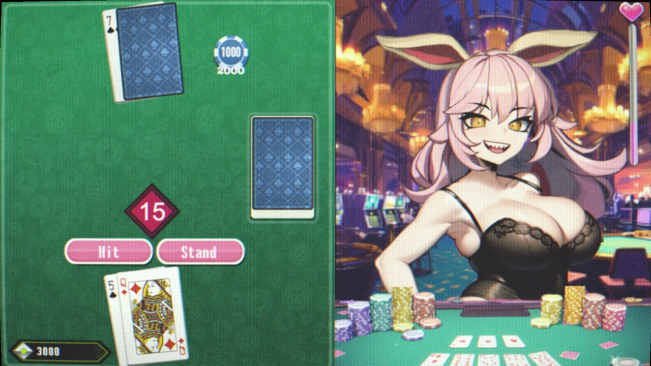 【SLG/官中/动态/无码】魅惑牌桌【PC/160M】Seductive Blackjack