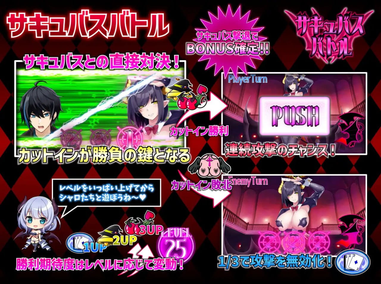 【爆款SLG/精翻汉化/动态/CV】魅魔赌场 ～淫魔城魅魔v1.0.9【PC/4.6G】
