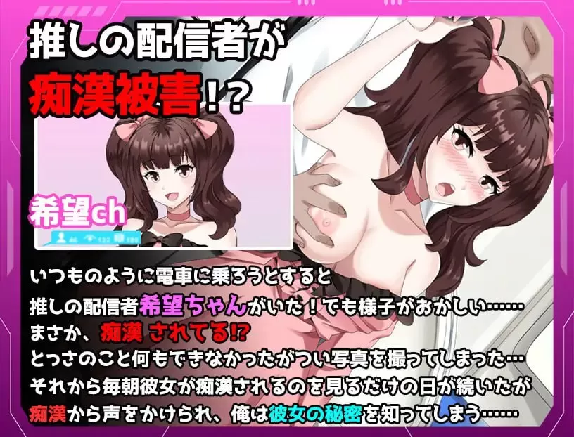 【RPG/动态/汉化】満員電車～推しの配信者 痴漢被害事件～【PC版/GPT3.5】