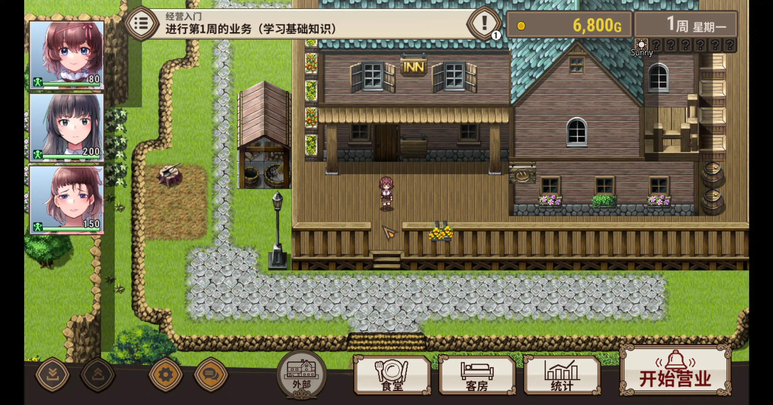 【日系SLG/官方中文/经营】住宿打工0.85t 官方中文【PC/0.12G/更新】宿かせぎ