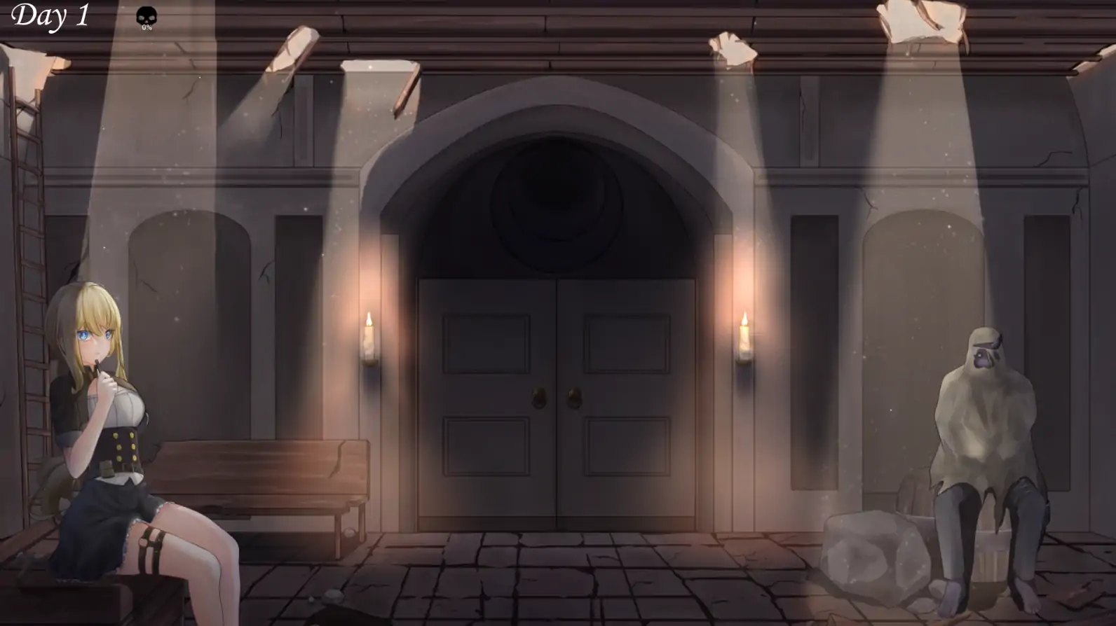 【日系ACT/官方中文/射击】毁灭之地的女王1.0 官方中文【PC/0.16G】滅びた地の女王