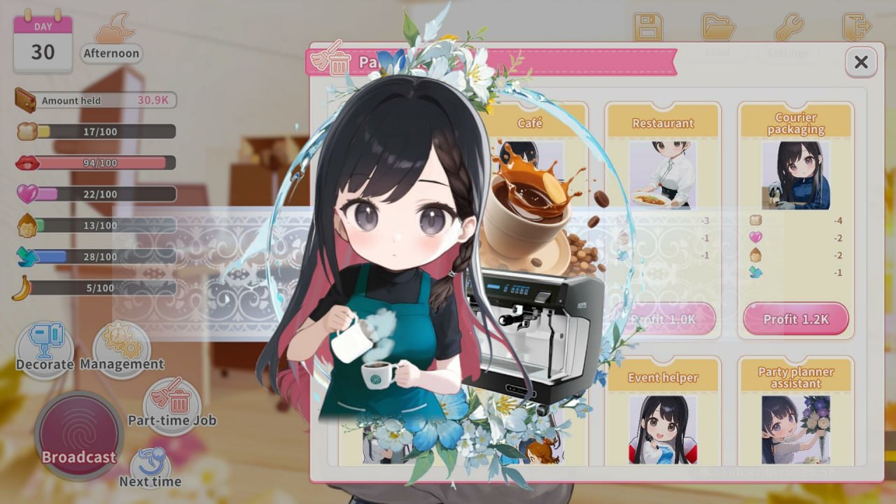 【SLG/中文/动态】直播启动！VTuber出道指南【PC/699MB/更新】