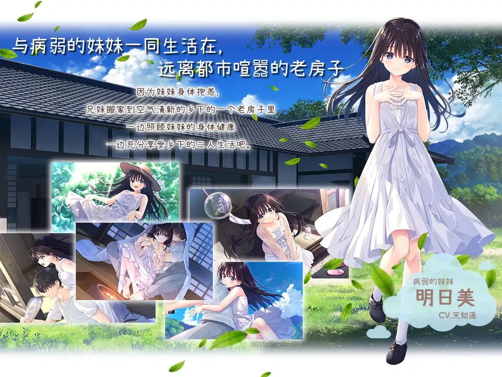 【爆款/精品/RPG/中文/动态】痴情哥哥与病弱妹妹的乡间生活【PC/8.7G/全CG存档/特典/CV】