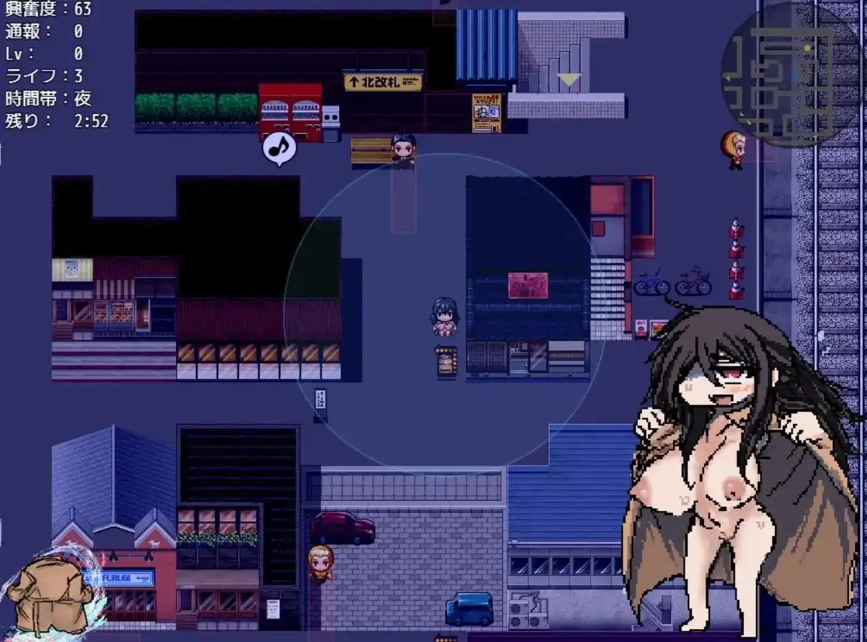 【日系RPG/AI汉化】夜循环.露出肉鸽1.0.0【PC+安卓/0.98G】